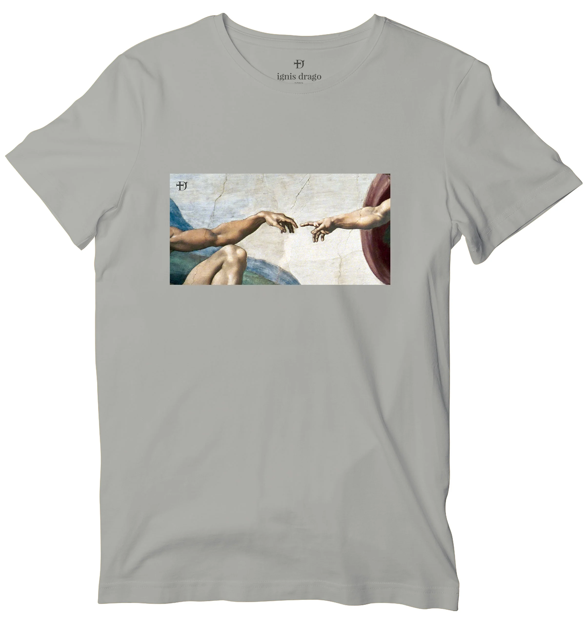 Creation of Adam Art T-shirt - Image 3