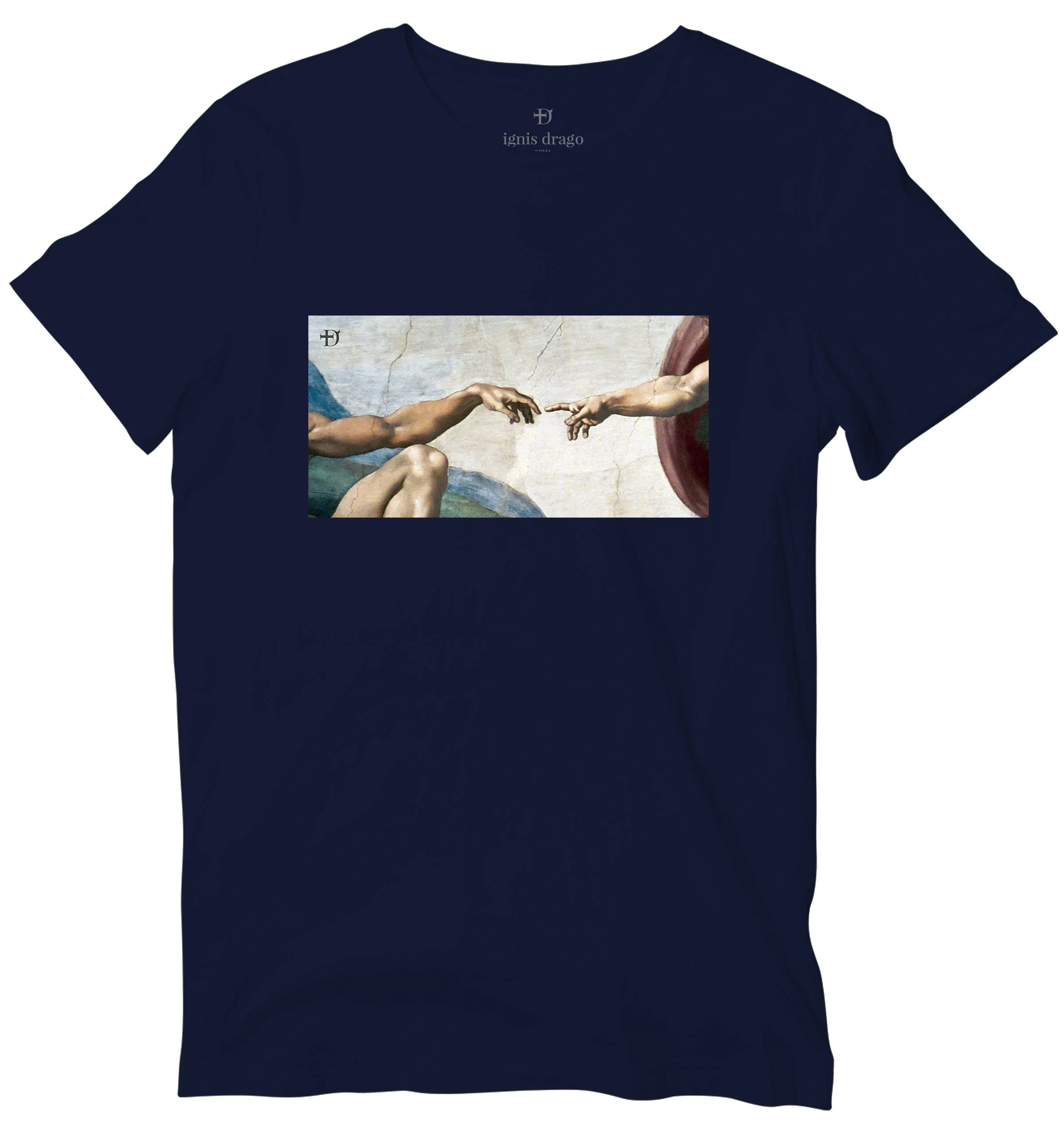 Creation of Adam Art T-shirt - Image 7