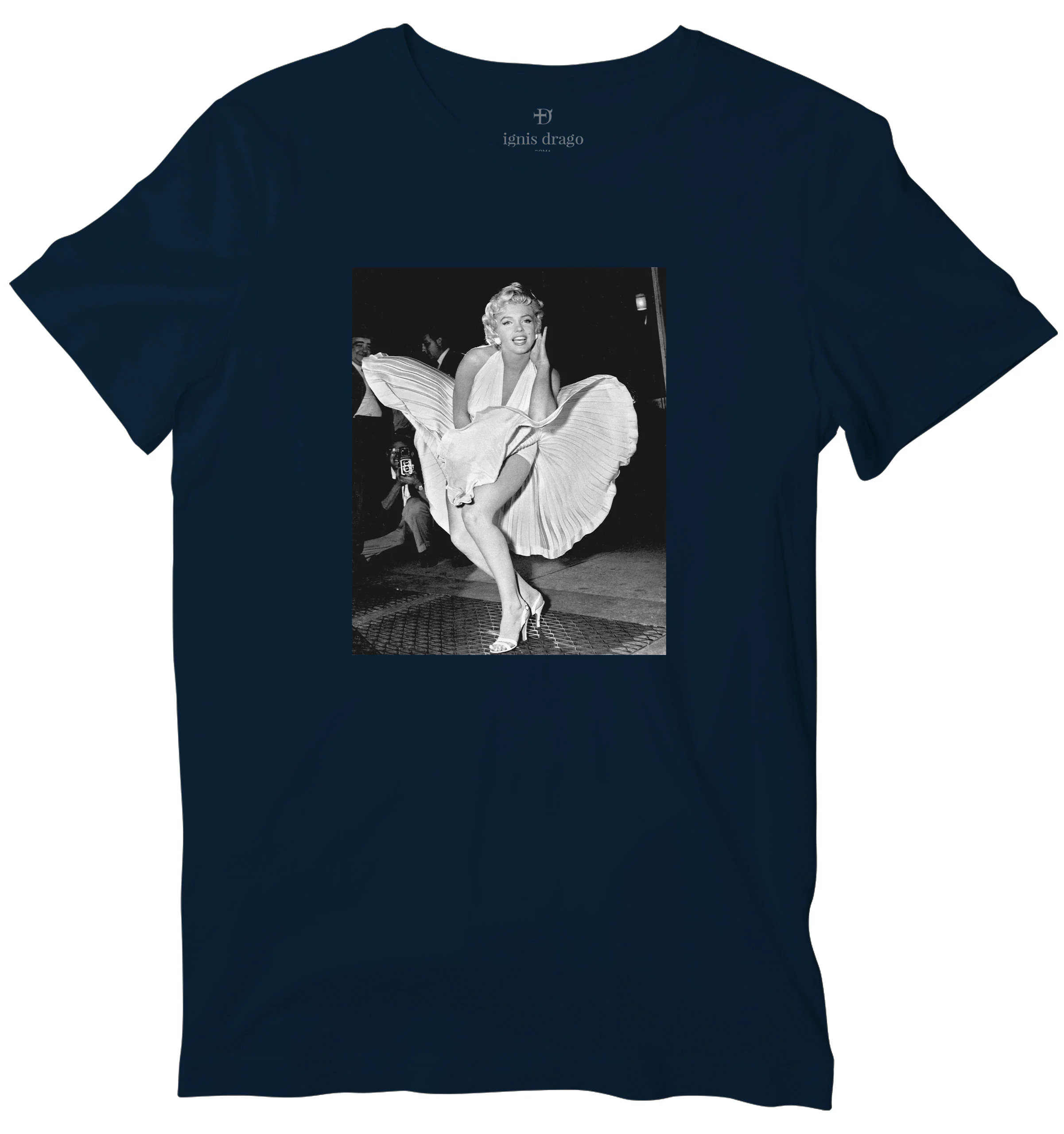 Marilyn Monroe White Dress T-shirt - Image 5